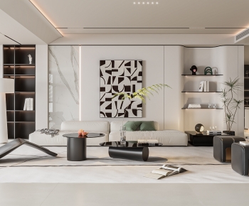 Modern A Living Room-ID:453671938