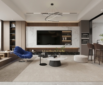 Modern A Living Room-ID:796298982