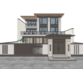 New Chinese Style Detached Villa-ID:672596936