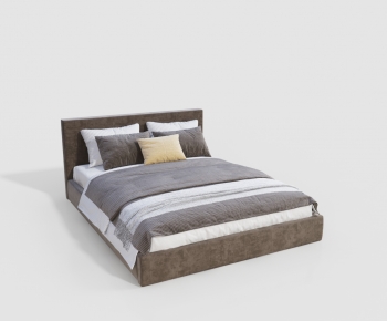 Modern Double Bed-ID:304522992