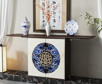 Chinese Style Entrance Cabinet-ID:966279582