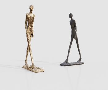 现代抽象人物雕塑-ID:852907909