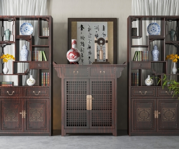 Chinese Style Side Cabinet/Entrance Cabinet-ID:486294034