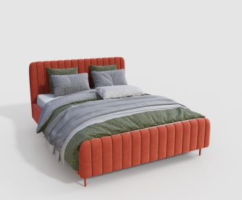 Modern Double Bed-ID:687279719