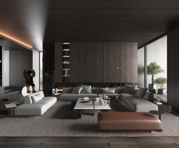 Modern A Living Room-ID:625267037