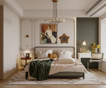 French Style Bedroom-ID:172879936