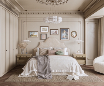 French Style Bedroom-ID:401367908