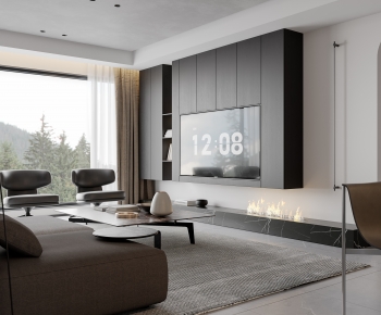 Modern A Living Room-ID:365288026