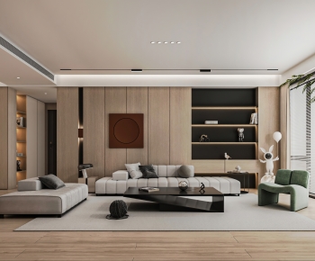Modern A Living Room-ID:532320982