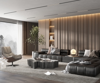 Modern A Living Room-ID:405714997