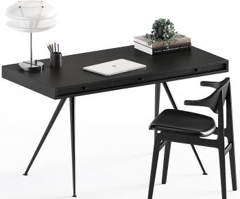 Modern Computer Desk And Chair-ID:764976024