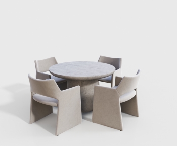 Wabi-sabi Style Leisure Table And Chair-ID:682565937