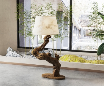 New Chinese Style Floor Lamp-ID:157183891