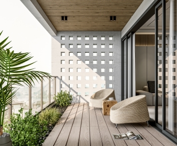 Modern Leisure Balcony-ID:124031074