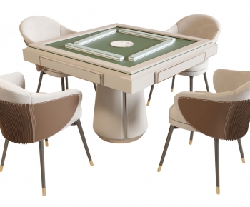 Modern Mahjong Tables And Chairs-ID:690066105