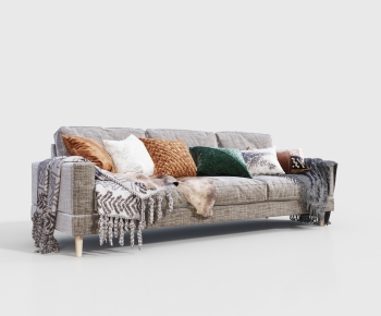 Modern Three-seat Sofa-ID:122823953