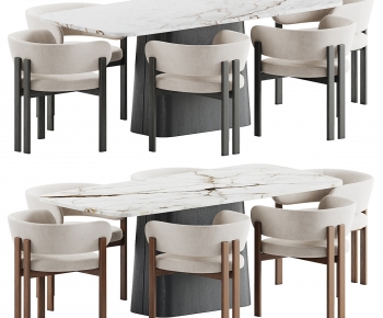 Modern Dining Table And Chairs-ID:479551089