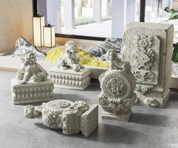 New Chinese Style Stone Carving-ID:733319049