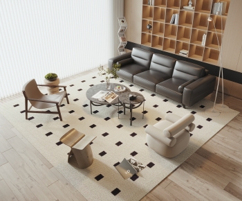 Wabi-sabi Style Sofa Combination-ID:178056969