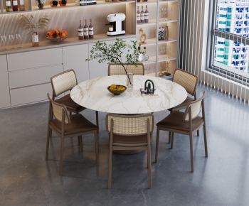Modern Dining Table And Chairs-ID:324873923