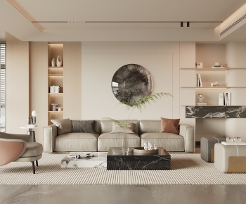 Modern A Living Room-ID:183592083