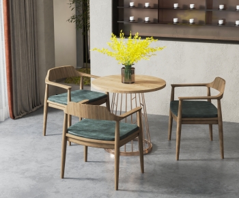Nordic Style Leisure Table And Chair-ID:610760938