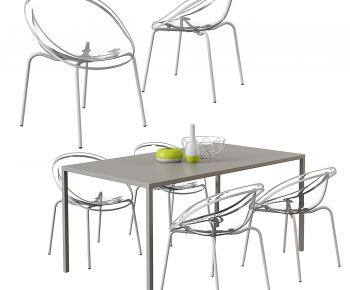 Modern Dining Table And Chairs-ID:841429953