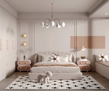French Style Bedroom-ID:706379468