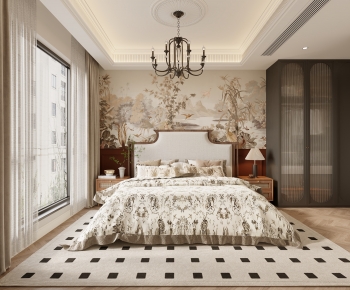 French Style Bedroom-ID:752131946