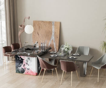 Modern Dining Table And Chairs-ID:960342886