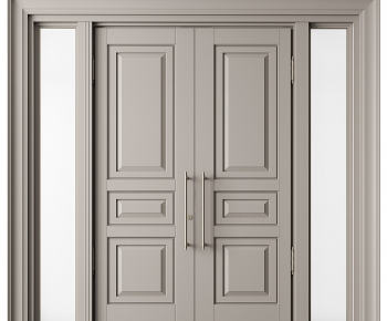 Simple European Style Double Door-ID:180816898