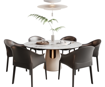 Modern Dining Table And Chairs-ID:392276058