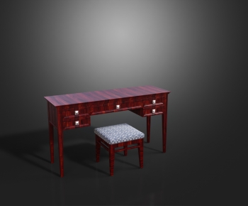 中式实木书桌椅-ID:188393128