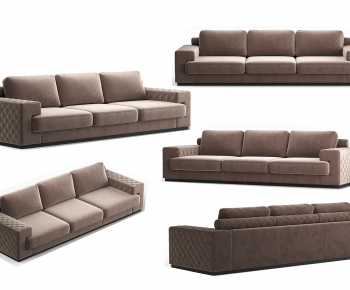 Nordic Style Three-seat Sofa-ID:858237988