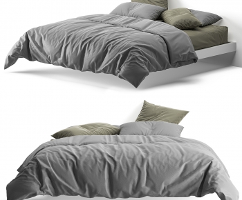 Modern Double Bed-ID:355248938