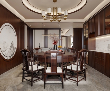 New Chinese Style Dining Room-ID:862875942