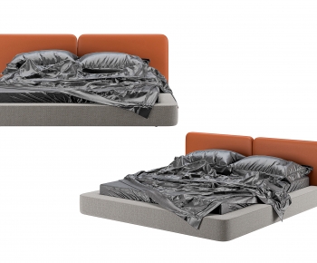 Modern Double Bed-ID:597987898