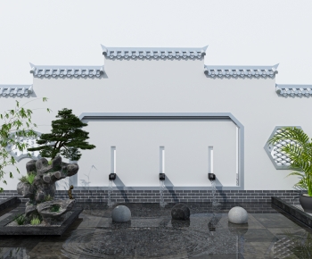 New Chinese Style Building Component-ID:410661943