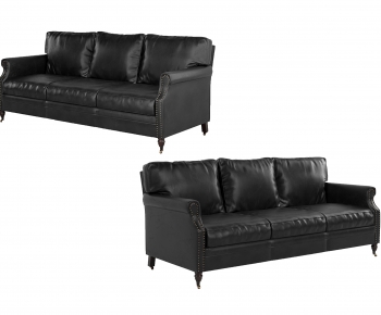 American Style Three-seat Sofa-ID:630633124