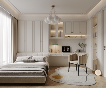 French Style Bedroom-ID:670279034