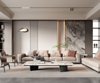 Modern A Living Room-ID:446329126
