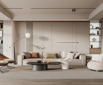 Modern A Living Room-ID:760206941