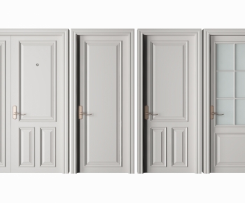 Simple European Style Single Door-ID:323117971