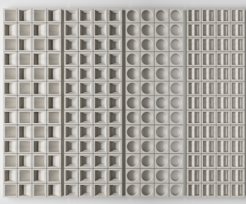 Modern Cement Brick Screen Partition-ID:639221917