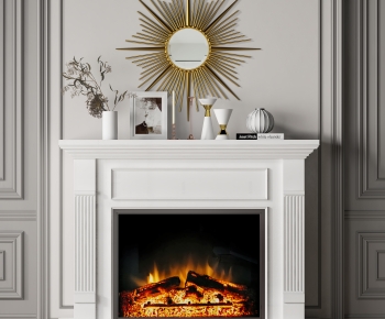 Simple European Style Fireplace-ID:685658936