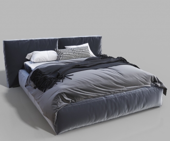 Modern Double Bed-ID:681179057