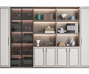 New Chinese Style Bookcase-ID:460680014