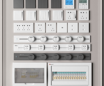 Modern Switch Socket Panel-ID:856476075