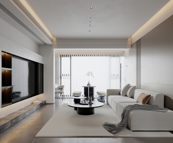 Modern A Living Room-ID:955429146