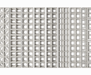 Modern Cement Brick Screen Partition-ID:562550079